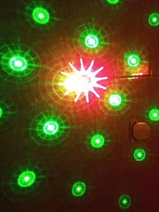 Luz de fiesta animada
