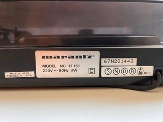 Giocatore vinili Marantz TT 151