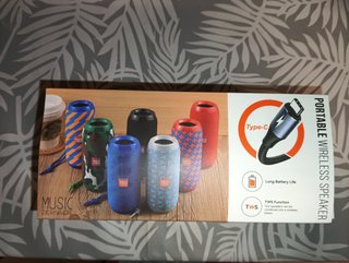 Altavoz azul