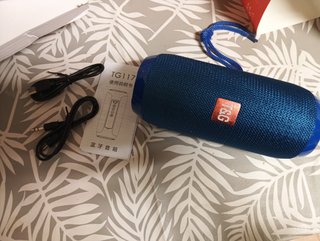 Altavoz azul