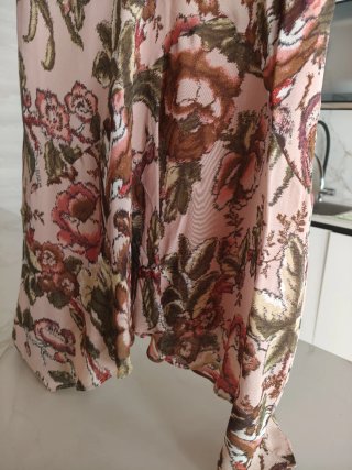 Falda midi estampada verano