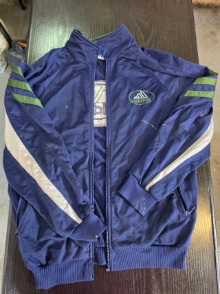 Chaqueta Adidas Vintage Azul Talla S