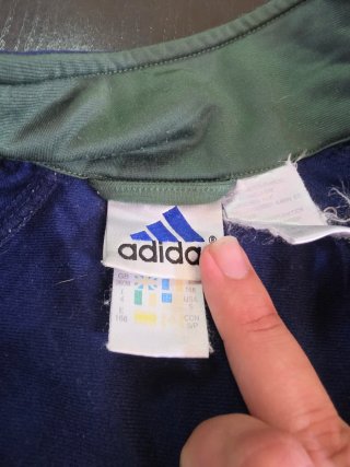 Chaqueta Adidas Vintage Azul Talla S