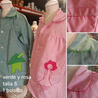 Babis/Batas Escolares Talla 5-6 Niña