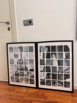 Cuadro Ikea Marco Negro