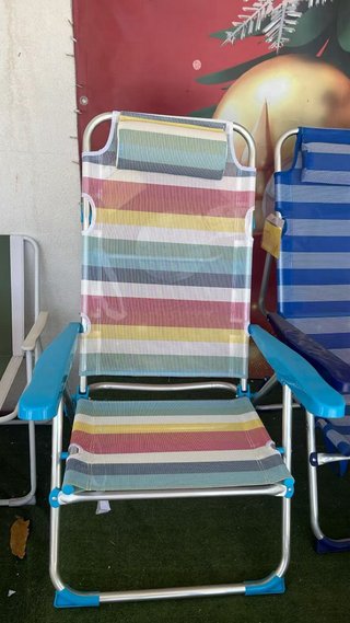 2 Sillas Playa Plegables Multicor