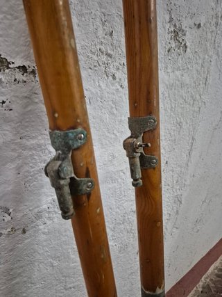 Par Remos Vintage Madera y Metal