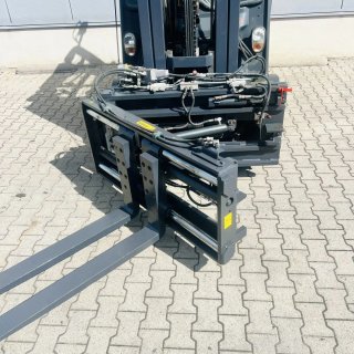 Carretilla elevadora Linde E40 con carga lateral