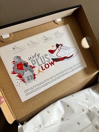 Jordan Sixty Plus Low - Rojo/Blanco