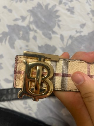 Cintura reverse Beige Oro