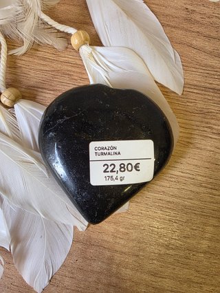 Corazón de Turmalina Negra