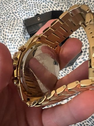 Reloj Diesel Dorado PILA RECIEN CAMBIADA