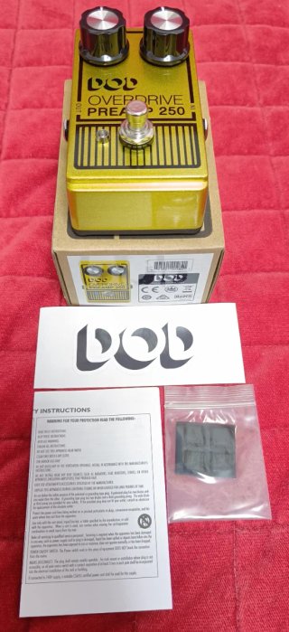 Pedal DOD Overdrive Preamp 250 Dorado