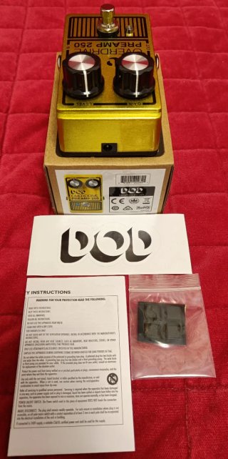 Pedal DOD Overdrive Preamp 250 Dorado