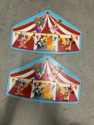 Puzzles Montessori Circo Madera