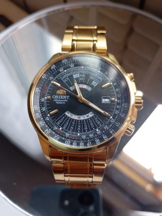 Reloj Orient Automático Dorado Negro