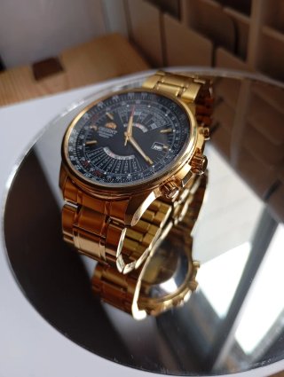 Reloj Orient Automático Dorado Negro