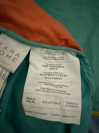 Colcha de Zara Home para cama 150 sin usar nueva