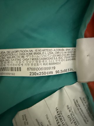 Colcha de Zara Home para cama 150 sin usar nueva