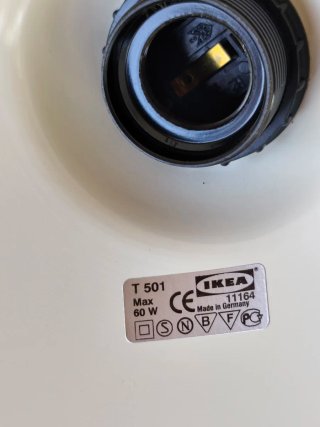 Lámpara Techo Metálica IKEA