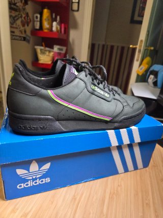 Adidas Continental 80 Negro Morado