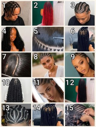 Trenzas y extensiones de pelo y pelucas