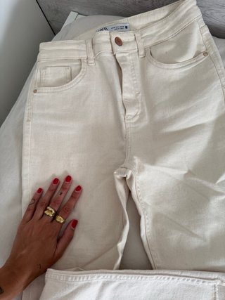 Pantalones Zara Beige