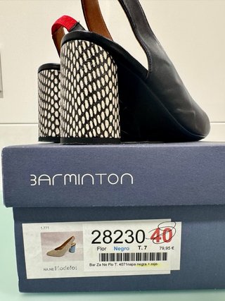 Zapatos de tacón Barminton negros