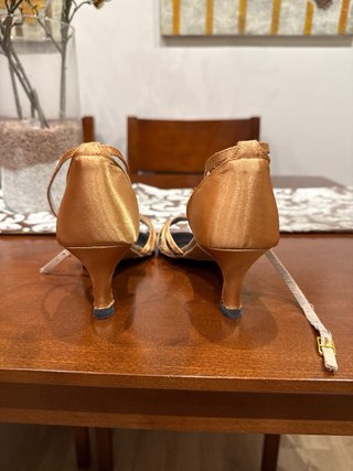 Zapatos de baile cobre