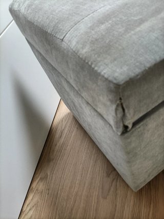 Baúl de almacenaje gris