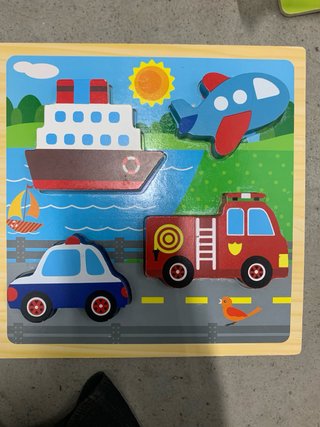 Puzzle Montessori Vehículos