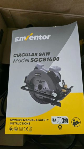 Enventor 1400W Sierra Circular Láser
