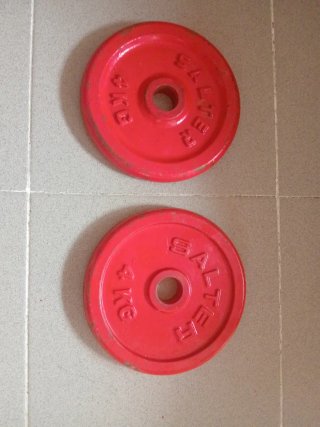 Discos Pesas Salter 4 kg (30 mm)
