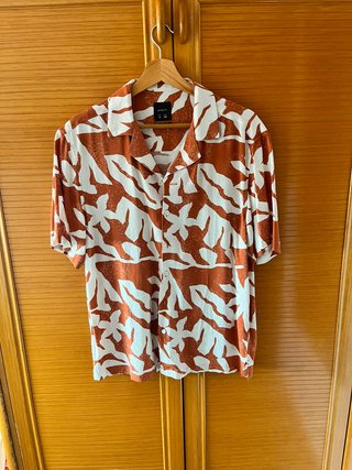 Camisa Hawaiana Lefties Naranja Talla S