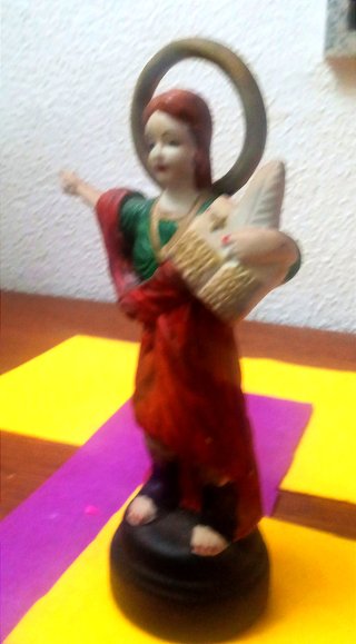 "SAN PANCRACIO" PORCELANA VINTAGE . AÑOS 90.
