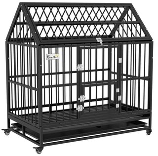 Jaula Grande Perro PawHut 123x74x125cm Sin Usar