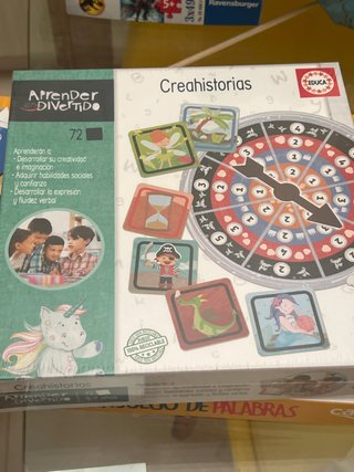 Creahistorias Aprender es Divertido Juego
