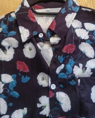 Camicia donna fantasia floreale