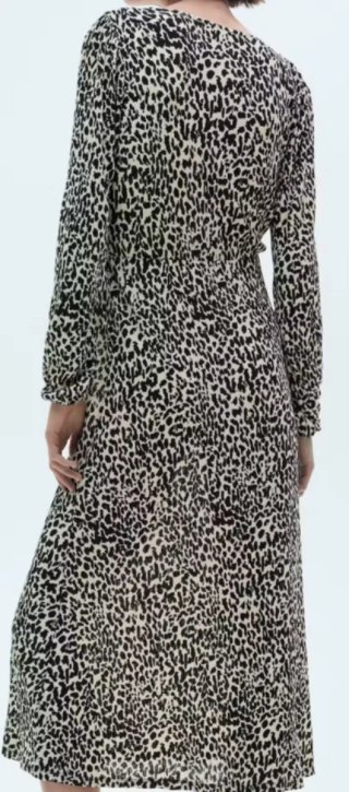 Vestido estampado animal print