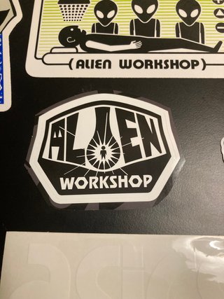 Pegatinas Skate Alien Workshop