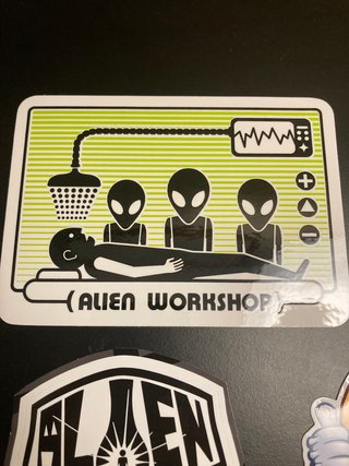 Pegatinas Skate Alien Workshop