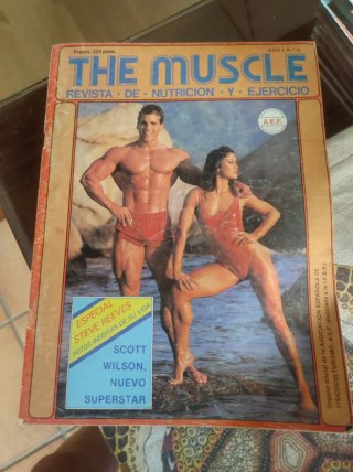 Revistas de musculación y fitness.