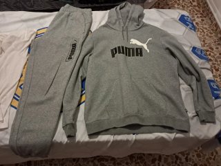 Chándal Puma Gris Talla XL