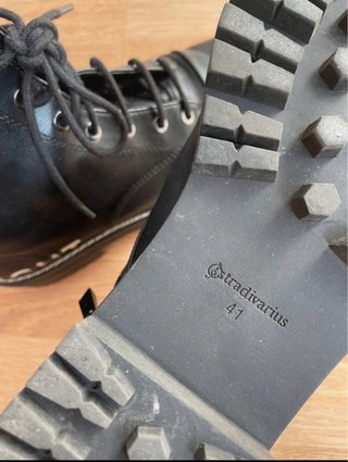 Botines Stradivarius Negros Talla 41