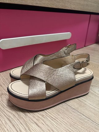 Sandalias plataforma Elvio Zanon Talla 40