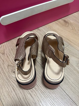 Sandalias plataforma Elvio Zanon Talla 40