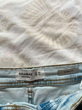 Bermuda vaquera clara Pull&Bear Talla 40