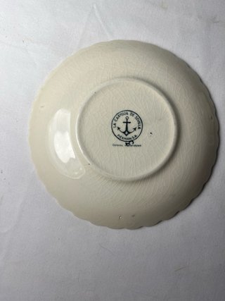 Taza de cafe con plato La Cartuja de Sevilla