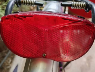 Bicicleta mediana morada mujer