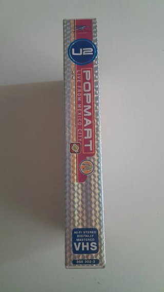 VHS U2 Popmart Live From Mexico City